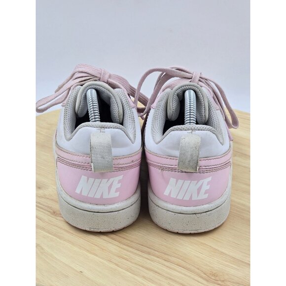 Nike Court Borough Low Recraft shoes 'White Pink Foam' DV5456-105 youth size 3.5 - Picture 4 of 8